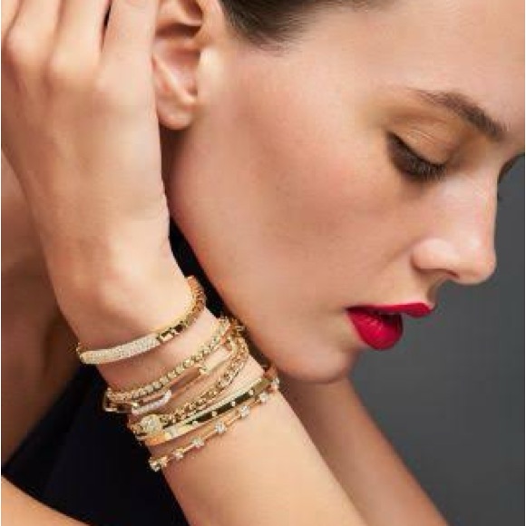 Gold Multi-Stack Bracelet Women's Fashion Jewelry